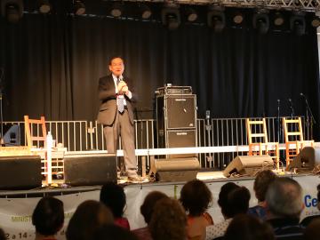 Dr. Emilio Moriguchi palestrou para uma plateia lotada. Foto: Ivane Costella Bissani