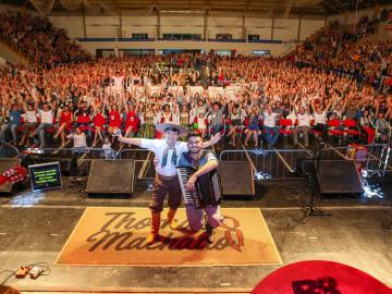 Show do ganhador do The Voice Kids 2017, Thomas Machado, animou o público de aproximadamente 3,5 mil pessoas. Foto Ivane Costella Bissani