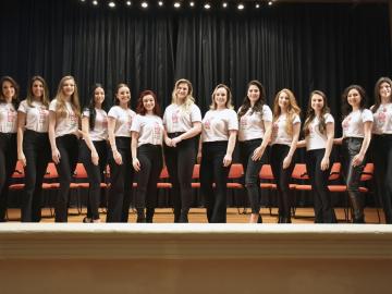 Treze candidatas concorrem aos títulos de Imperatriz e Princesas da XI Femaçã - 2023. 	 Crédito: Rodrigo Pellicioli/VPro 